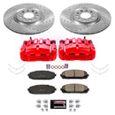 PowerStop Z23 Daily Driver Carbon-Fiber Ceramic Pads Drilled & Slotted Rotor & C