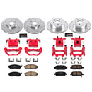 PowerStop Z23 Daily Driver Carbon-Fiber Ceramic Pads Drilled & Slotted Rotor & C
