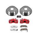 PowerStop Z26 Street Performance Ceramic Brake Pad, Drilled Slotted Rotor, and C