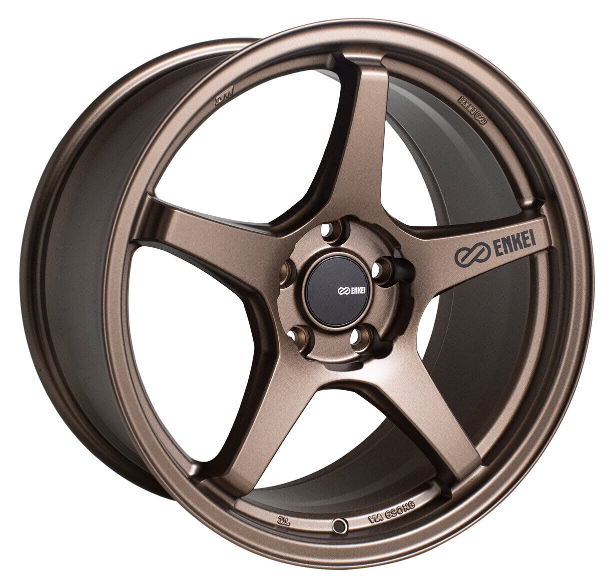 18x8.5 Enkei TS-5 Bronze 5x108 5x4.25 ET40 Wheel Rim - 0