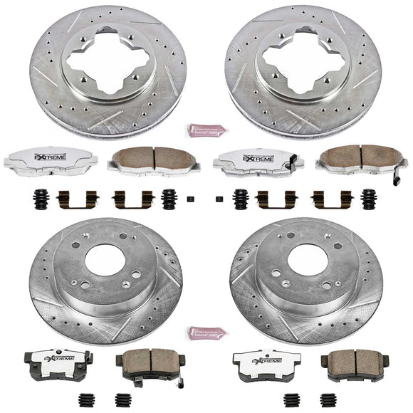 PowerStop Z26 Street Performance Ceramic Brake Pad and Drilled & Slotted Rotor K