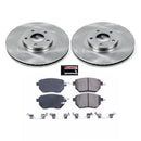 PowerStop OE Stock Replacement Low-Dust Ceramic Brake Pad and Rotor Kit