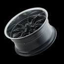 18x8 Ridler 650 Matte Black/Polished Lip Wheel/Rim 5x120.65 5-120.65 18-8