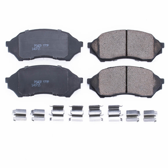 PowerStop Z17 Evolution Ceramic Brake Pads With Hardware