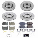 PowerStop OE Stock Replacement Low-Dust Ceramic Brake Pad and Rotor Kit