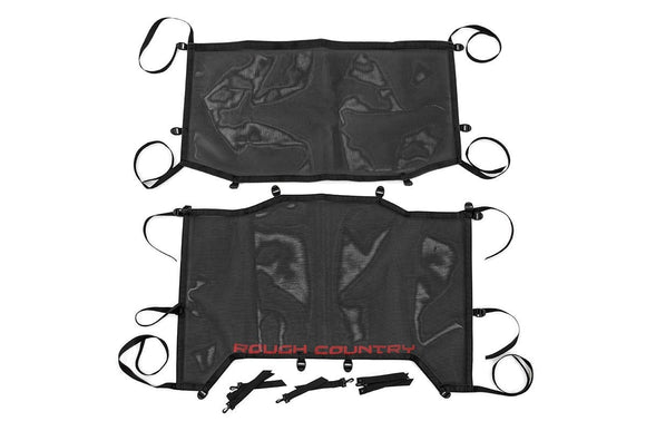 Rough Country Mesh Bikini Top Plus Black For Jeep Wrangler 18-23