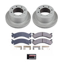 PowerStop Semi-Coated Rotor and Low-Dust Ceramic Brake Pad Kit
