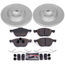 PowerStop Genuine Geomet Coated Rotor and Carbon-Fiber Ceramic Brake Pad Kit