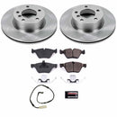 PowerStop OE Stock Replacement Low-Dust Ceramic Brake Pad and Rotor Kit