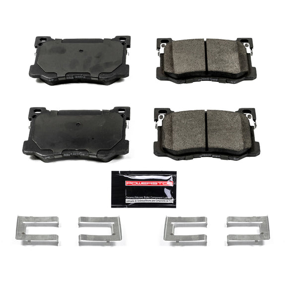 PowerStop Z23 Evolution Sport Carbon-Fiber Brake Pads With Hardware