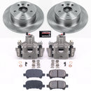 PowerStop OE Stock Replacement Low-Dust Ceramic Brake Pad, Rotor and Caliper Kit
