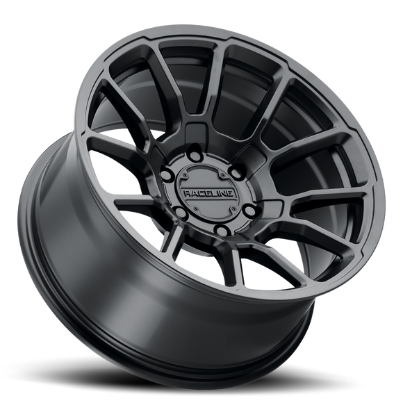 18x9 Raceline 950B Satin Black 6x139.7 6x5.5 ET-12 Wheel Rim