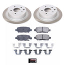 PowerStop OE Stock Replacement Low-Dust Ceramic Brake Pad and Rotor Kit