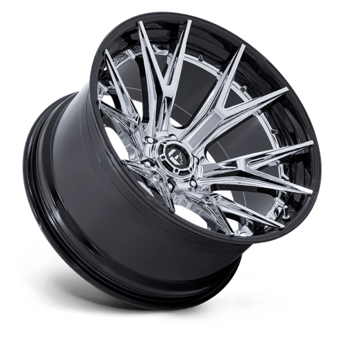 20x9 Fuel Off-Road FC402 Catalyst Chrome With Gloss Black Lip 6x135 ET20 Wheel