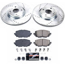 PowerStop Z23 Daily Driver Carbon-Fiber Ceramic Brake Pad and Drilled & Slotted