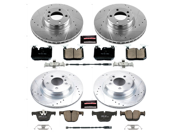 PowerStop Z23 Daily Driver Carbon-Fiber Ceramic Brake Pad and Drilled & Slotted