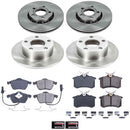 PowerStop OE Stock Replacement Low-Dust Ceramic Brake Pad and Rotor Kit