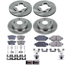 PowerStop OE Stock Replacement Low-Dust Ceramic Brake Pad and Rotor Kit