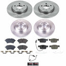 OE Stock Replacement Low-Dust Ceramic Brake Pad and Rotor Kit