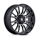 24X7 Msa Offroad Wheels M51 Thunderlips Black 4X137 4X156 ET0 Wheel Rim