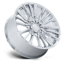 24X10 Performance Replicas PR223 Chrome Plated 6x139.7 ET28 Wheel Rim