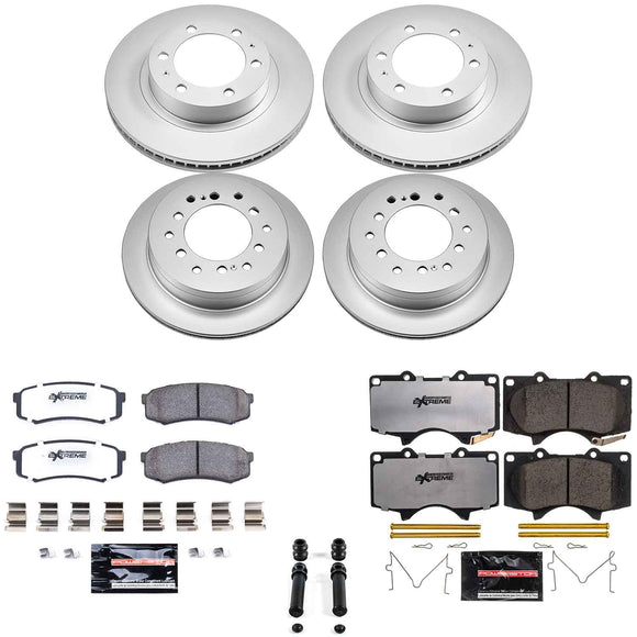 Z36 Truck & Tow Premium Carbon-Fiber Ceramic Brake Pad and Fully Coated Rotor Ki