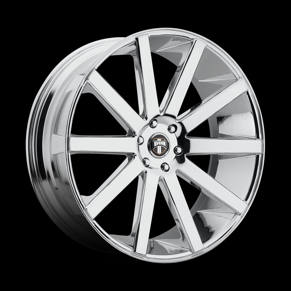 28X10 DUB 1PC S120 Shot Calla Chrome Plated 6X139.7 6X5.5 ET30 Wheel Rim