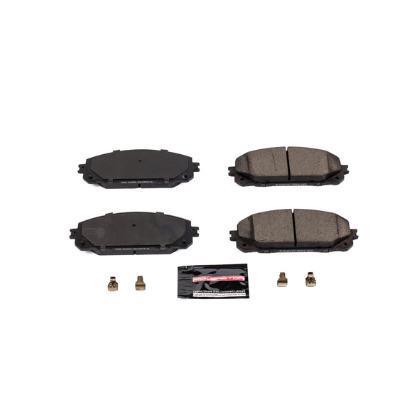 PowerStop Z23 Evolution Sport Carbon-Fiber Brake Pads With Hardware