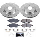 PowerStop Z23 Daily Driver Carbon-Fiber Ceramic Brake Pad and Drilled & Slotted