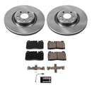 PowerStop OE Stock Replacement Low-Dust Ceramic Brake Pad and Rotor Kit