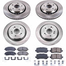 PowerStop OE Stock Replacement Low-Dust Ceramic Brake Pad and Rotor Kit