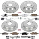 PowerStop Z26 Street Performance Ceramic Brake Pad and Drilled & Slotted Rotor K