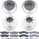 PowerStop Genuine Geomet Coated Rotor and Low-Dust Ceramic Brake Pad Kit