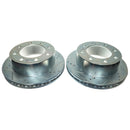 PowerStop Evolution Drilled Slotted Rotors Pair Rear For Ford F-250 Super Duty