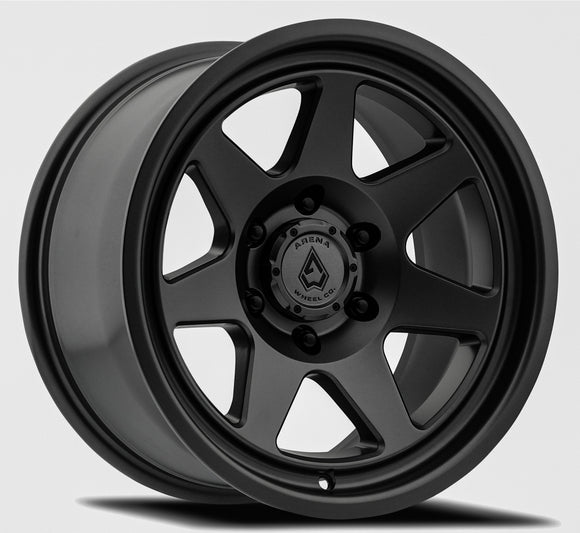 20x9 Arena Wheel Ridge Satin Black Wheel 6x135 ET0 CB87.12