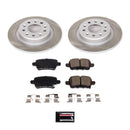 PowerStop Semi-Coated Rotor and Low-Dust Ceramic Brake Pad Kit