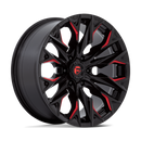 20x9 Fuel Off-Road D823 Flame Black 6x135 ET1 CB87.1 Wheel Rim