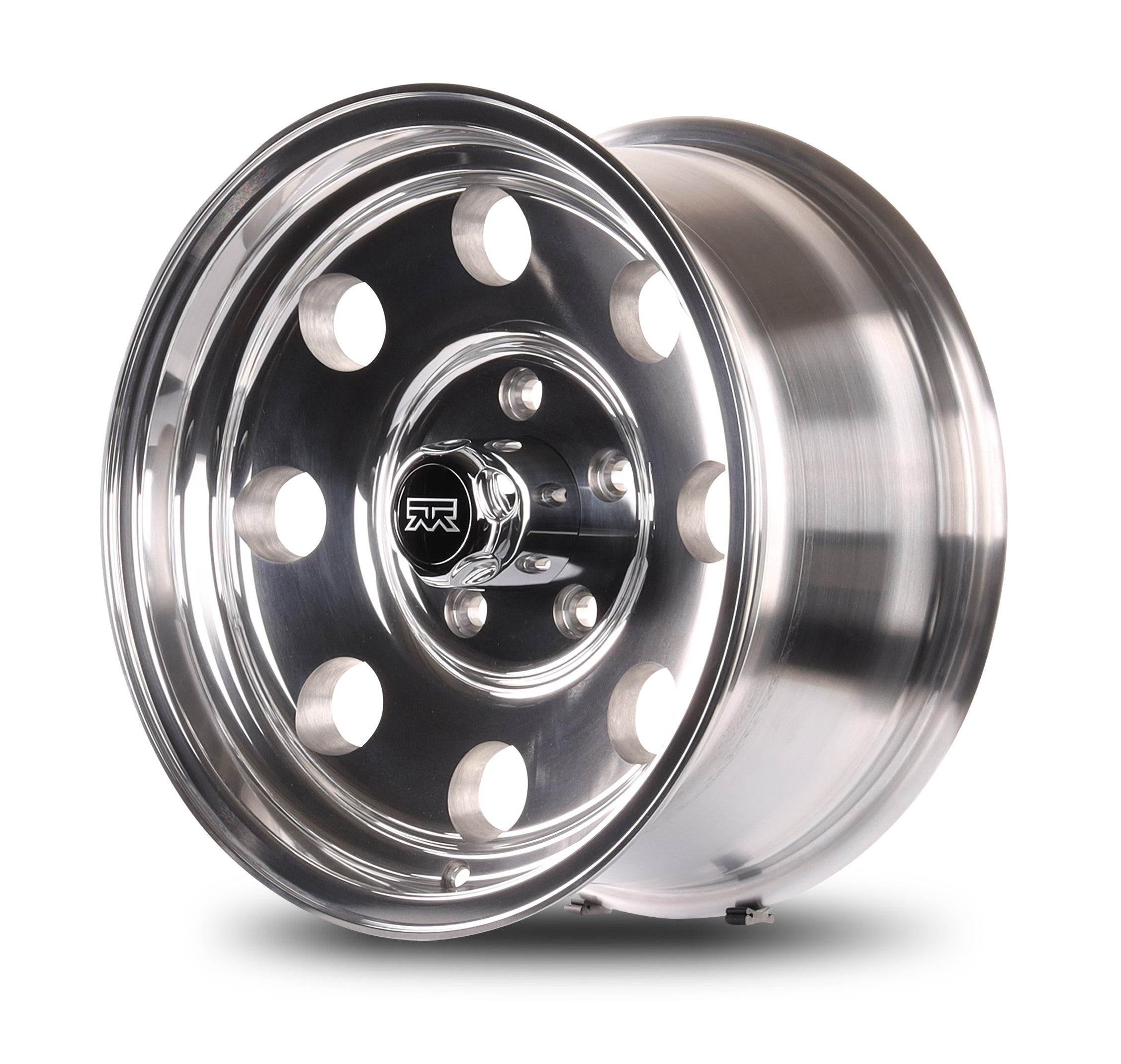 16x8 Mudder Trucker MT614 Deisel Polished 5x127 5x5 ET0 Wheel Rim