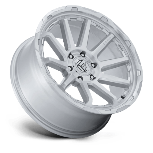 18x9 Fuel Off-Road FC887 Circuit Gloss Silver Machined Face 6x139.7 ET20 Wheel