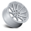 18x9 Fuel Off-Road FC887 Circuit Gloss Silver Machined Face 6x139.7 ET20 Wheel