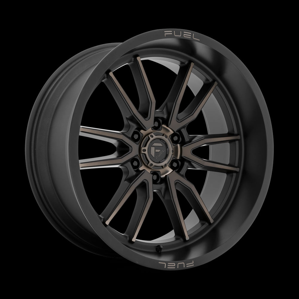 22X10 Fuel D762 Clash Matte Black Double Dark Tint 6X135 ET-18 wheel/rim - 0