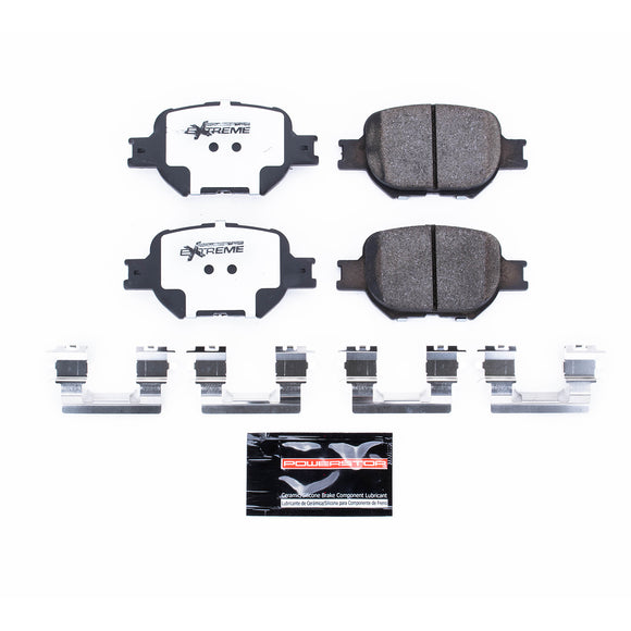 PowerStop Z26 Street Performance Carbon-Fiber Ceramic Brake Pads With Hardware