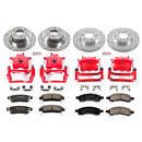 PowerStop Z23 Daily Driver Carbon-Fiber Ceramic Pads Drilled & Slotted Rotor & C