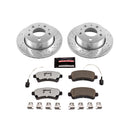 PowerStop Z36 Carbon-Fiber Ceramic Brake Pad with Drilled and Slotted Rotor Kit