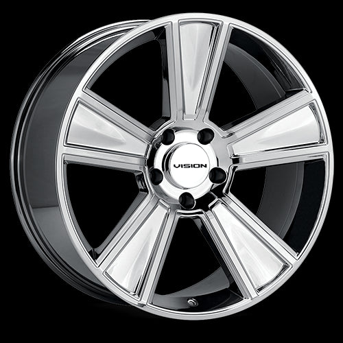 20x11 Vision V223 Stunner Chrome 5x120 ET40 Wheel Rim