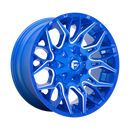 20x10 Fuel Off-Road D770 Twitch Anodized Blue Milled 8x180 ET-18 CB124.2 Wheel