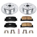 PowerStop Z23 Daily Driver Carbon-Fiber Ceramic Brake Pad and Drilled & Slotted