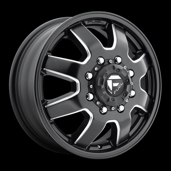 17X6.5 Fuel D538 Maverick Matte Black Milled 8X200 ET116 wheel/rim