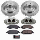 PowerStop OE Stock Replacement Low-Dust Ceramic Brake Pad, Rotor and Caliper Kit