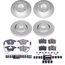 PowerStop Genuine Geomet Coated Rotor and Carbon-Fiber Ceramic Brake Pad Kit